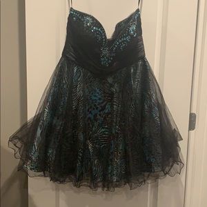 STUNNING Animal Print Dress with embellishments 16